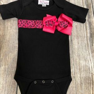 Animal Print Bow 🎀 Onesie